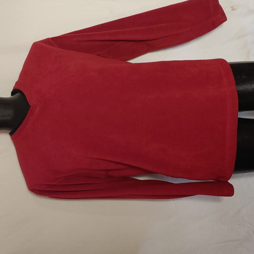 Men's Gap v neck velour shirt. Vintage.